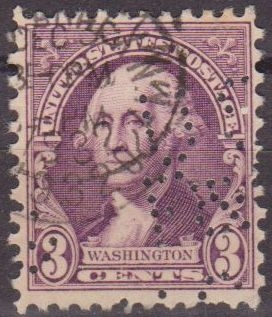 USA 1932 Scott 720 Sello Presidente George Washington usado Estados Unidos Etats Unis 